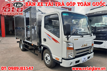 Xe Tải JAC 3T5 N350 Thùng Kín Máy ISUZU | Xe Tải N350 JAC 3.5 Tấn Thùng Dài 4m4 